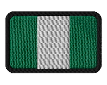 Nigeria Flag Embroidered Patch