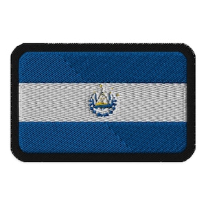 El Salvador Flag Embroidered Patch