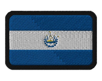 El Salvador Flag Embroidered Patch