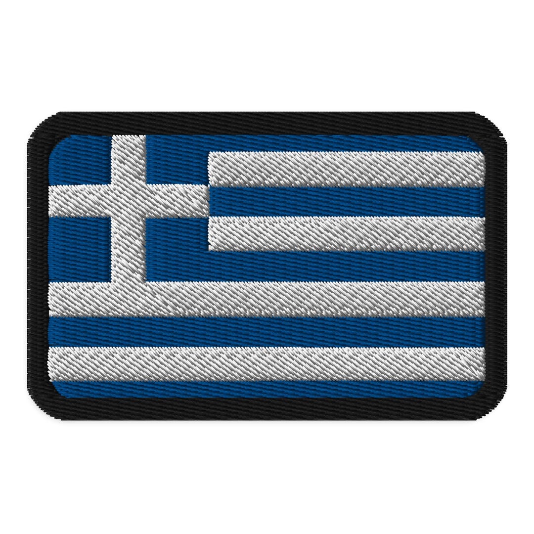 Greek Patch Greece Flag Embroidered Patch - Etsy
