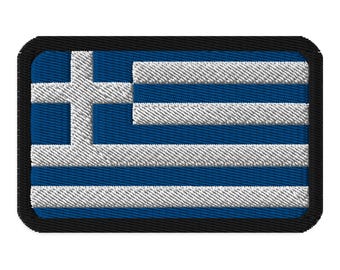 Greece Flag Embroidered Patch