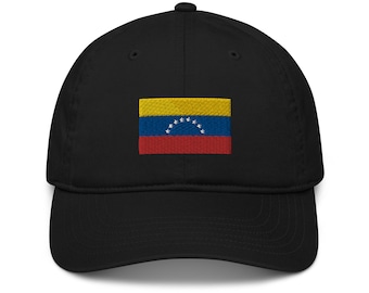Venezuela Flag Dad Hat – Embroidered Organic Cotton Cap