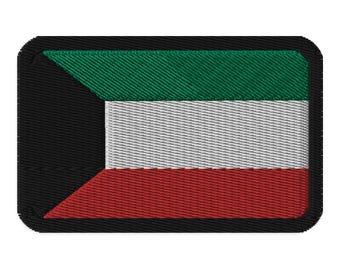 Kuwait Flag Embroidered Patch