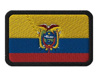 Ecuador Flag Embroidered Patch