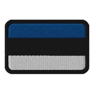 Estonia Flag Embroidered Patch