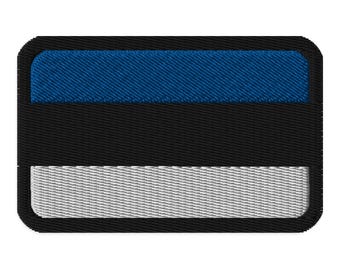 Estonia Flag Embroidered Patch