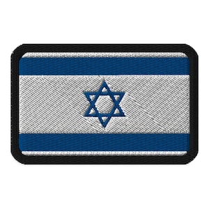 Israel Flag Embroidered Patch