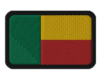 Toppa ricamata con bandiera del Benin