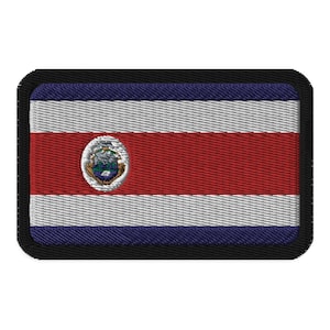 Costa Rica Flag Embroidered Patch