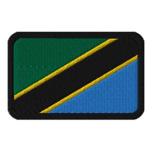 Tanzania Flag Embroidered Patch