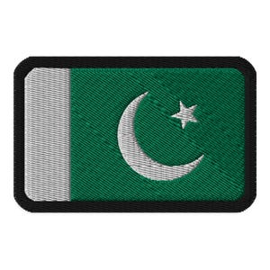 Pakistan Flag Embroidered Patch