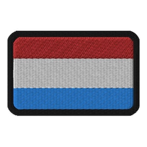 Luxembourg Flag Embroidered Patch
