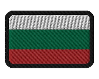 Patch drapeau de la Bulgarie brodé