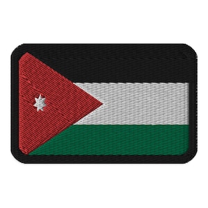 Jordan Flag Embroidered Patch