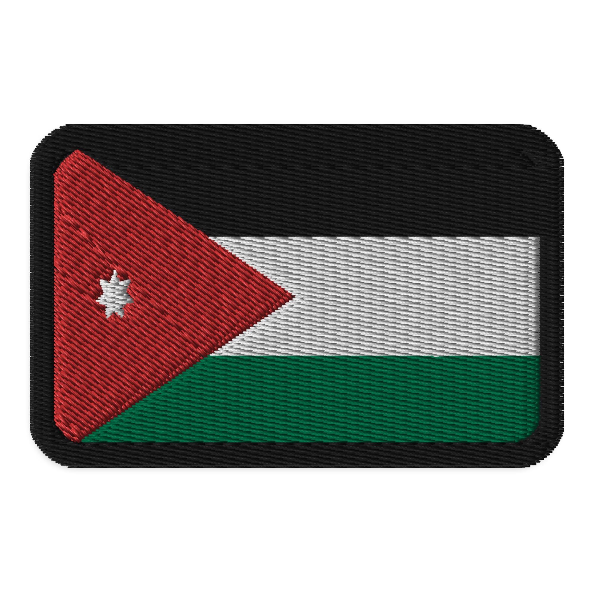 Jordan Flag Embroidered Patch - Etsy