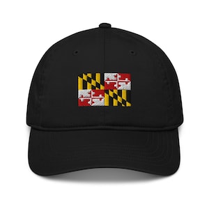 Maryland State Flag Dad Hat – Embroidered Cap – State Flag Hat – Patriotic Gift – Maryland Pride Cap - Old Line State