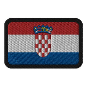 Croatia Flag Embroidered Patch