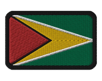 Écusson brodé drapeau guyanais