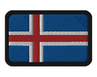 Iceland Flag Embroidered Patch