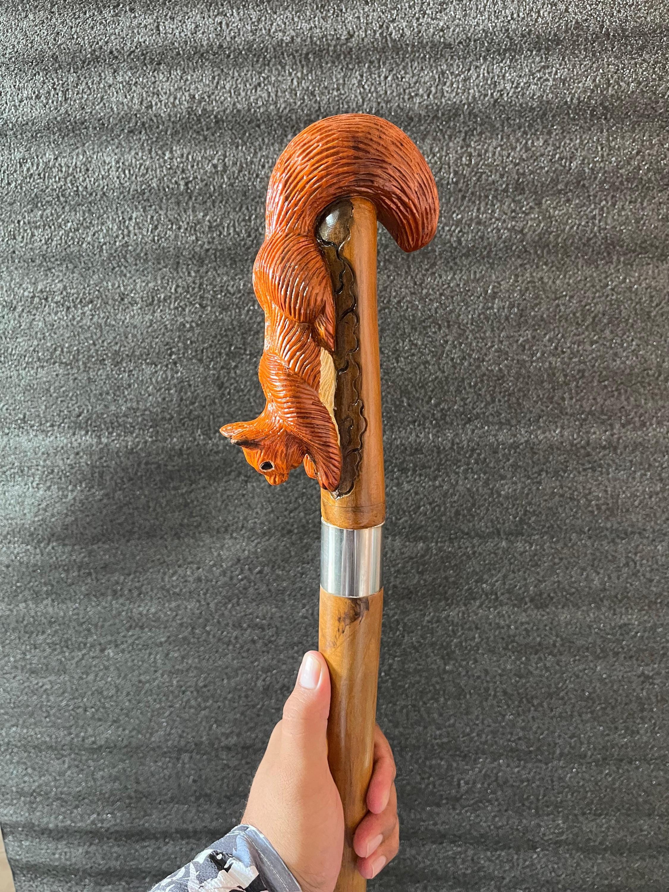 Bastone Da Passeggio In Legno Personalizzato Ideale Per Trekking - Foto 12