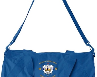 Sigma Gamma Rho Shield Barrel Duffel Bag