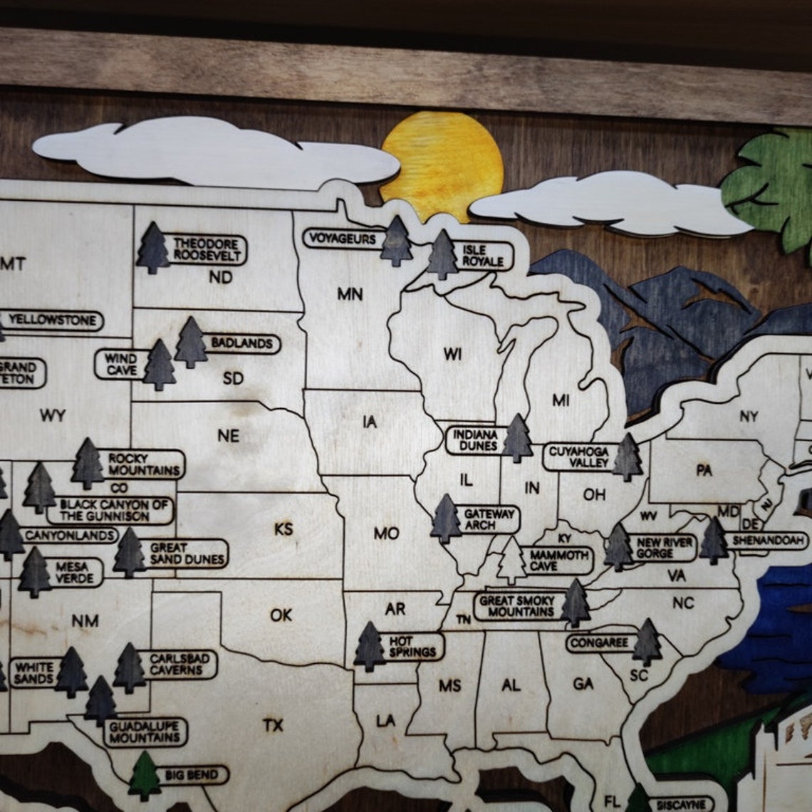 Waypoint Geographic Contemporary Series USA Wall Map, - Want It All