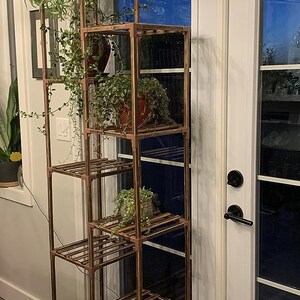 Brown 67.9'' Wooden Flower Rack 11 Tiers for Multiple Plant Shelves ...