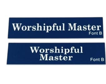 Custom Title Slides for Slide Bar Badges - Personalized Name Tags