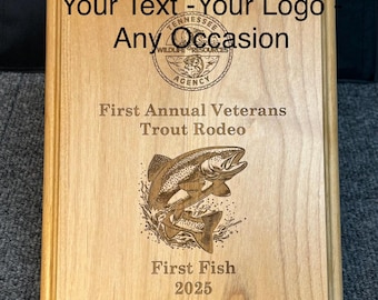 Custom Engraved Red Alder Wood Plaque 8x10 - Beveled Edge – Personalized Award, Masonic Gift, Commemorative Display, Recognition or Keepsake