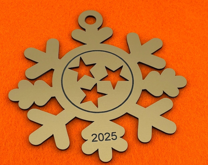 TN themed Snowflake Ornament