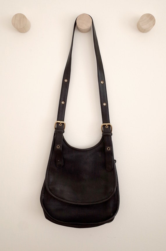 Vintage Leather Saddle Bag Bonnie Cashin Inspired