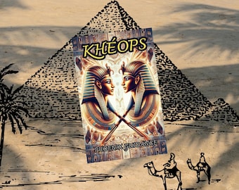 Oracle-KHEOPS-90 cards-Ancient Egypt theme-General, complete-intuitive, divinatory-sophisticated illustrations-punchy-dating-yes, no-