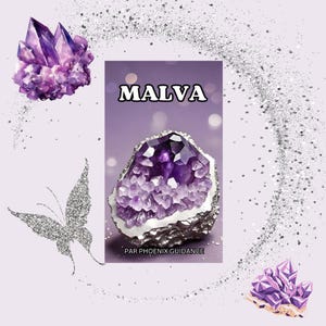 L’oracle MALVA-100cartesGénéral,intuitif,divinatoire,complet-tout domain-datation-oui,non,impression française-punchy-mauve-violet-spirituel