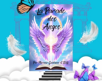 THE PARADE OF ANGELS - 60 cards - angelic quotes - guidance, intuitive, emotional - questioning - answer - colorful, punchy, French game