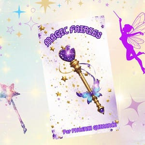 Oracle MAGIC FAIRIES-100cartes-monde des fées-Général,sentimental,intuitif,divinatoire, datation-les astro- jeu Francais-format tarot-punchy