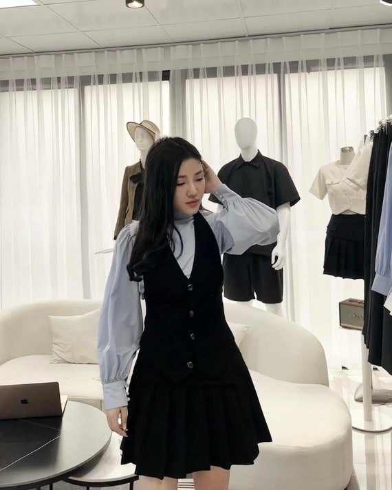 Blouse and Vest Set