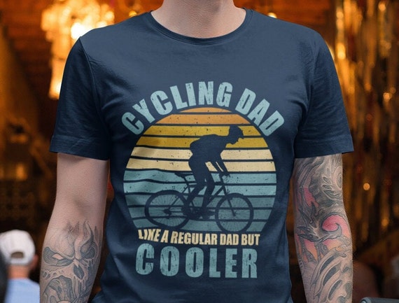 Mens Biker Dad Shirt Cool Cyclist Funny Biking Father's Day Gift Mens Biker Dad Shirt Cool Cyclist Funny Biking Father's Day Gift