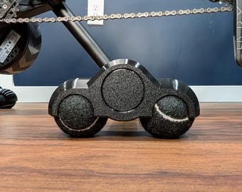 Jet Black Victory Trainer Rocker Feet: Enhanced Indoor Cycling