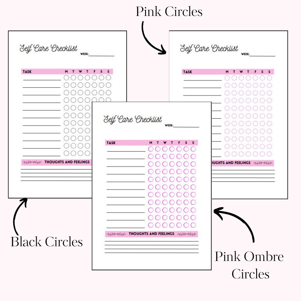 Simple Self Care Planner | Self Care | Life Organiser | Printable ...