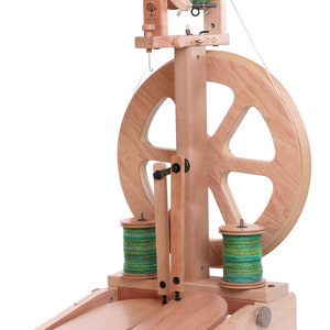 NEW ASHFORD KIWI 3 spinning wheel with folding treadles image 3