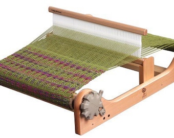 16"/40cm ASHFORD RIGID HEDDLE Loom—Now with built-in double heddle and indirect warping options!