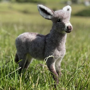 Diego the Donkey needle felting kit Large model with detailed photo tutorial image 3