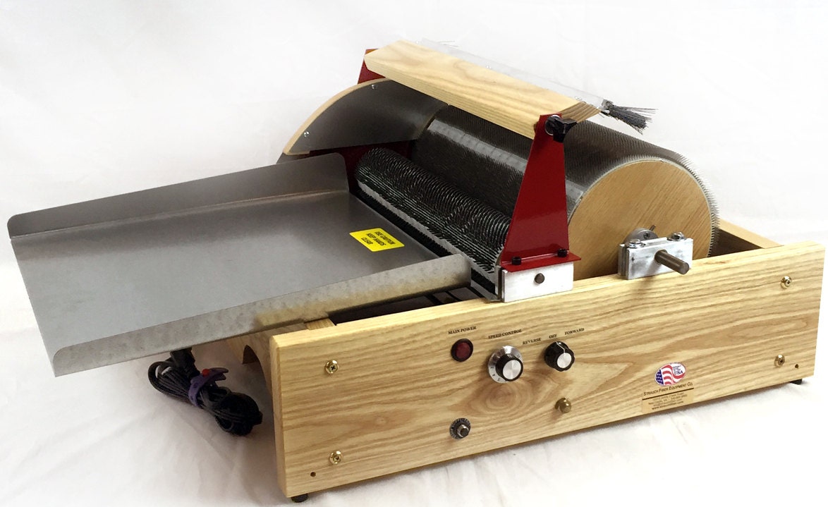 STRAUCH MOTORIZED FINEST Drum Carder electric chain drive Etsy