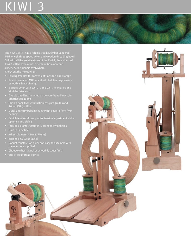 Ashford Kiwi Super Flyer Kit | Paradise Fibers | From