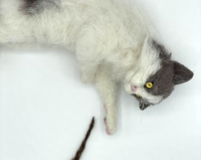 Romeo the Rabbit Needle Felting Kit Large Model With Detailed Photo