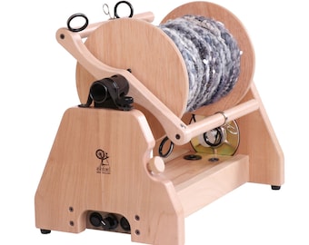 E-SPINNER SUPERJUMBO new jumbo electric spinning wheel from Ashford - Bobbin holds 3 pounds of yarn! espinner