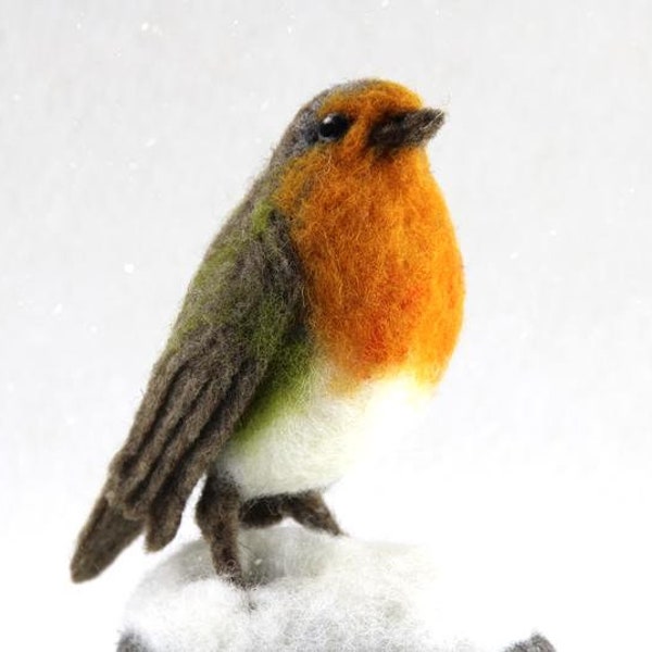 Needle Felted Robin Etsy