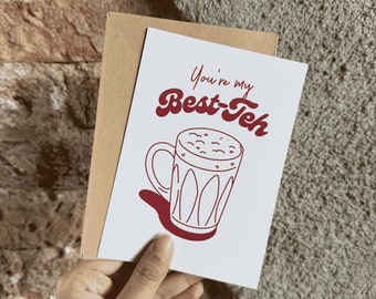 Best-Teh Postcard Prints - SG hawker food puns