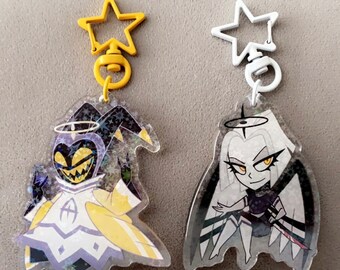 Adam + Lute keychains - Hazbin Hotel