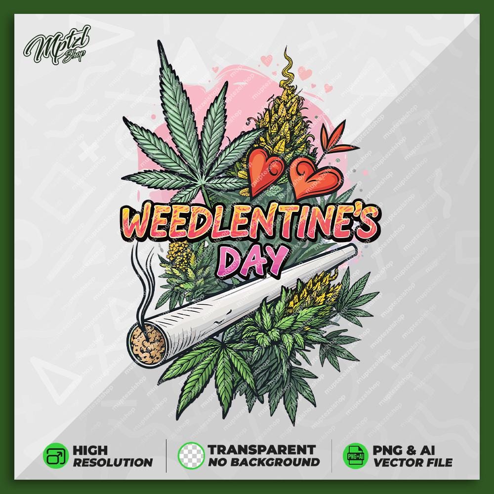 Marijuana heart png - Etsy België, image size:1000x1000